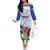 Personalized Canada Nova Scotia Province Family Matching Off The Shoulder Long Sleeve Dress and Hawaiian Shirt One Defends and The Other Conquers