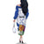 Personalized Canada Nova Scotia Province Family Matching Off The Shoulder Long Sleeve Dress and Hawaiian Shirt One Defends and The Other Conquers
