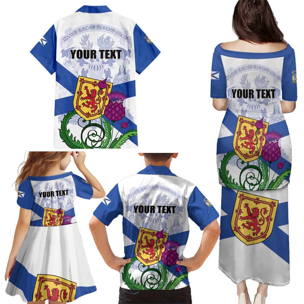 Personalized Canada Nova Scotia Province Family Matching Puletasi and Hawaiian Shirt One Defends and The Other Conquers