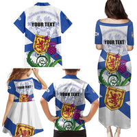 Personalized Canada Nova Scotia Province Family Matching Puletasi and Hawaiian Shirt One Defends and The Other Conquers