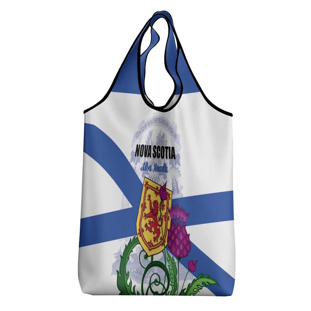 Canada Nova Scotia Province Grocery Bag One Defends and The Other Conquers