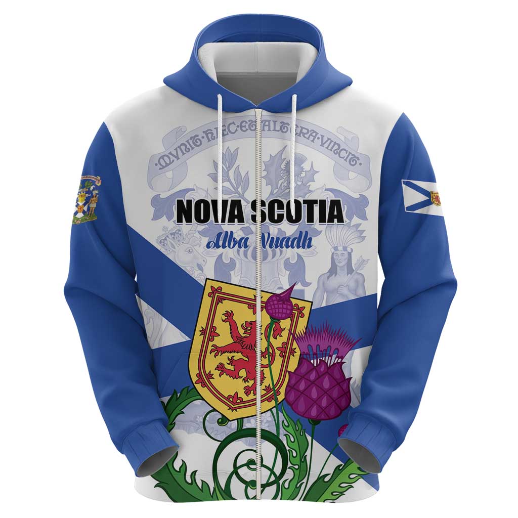 Personalized Canada Nova Scotia Province Hoodie One Defends and The Other Conquers
