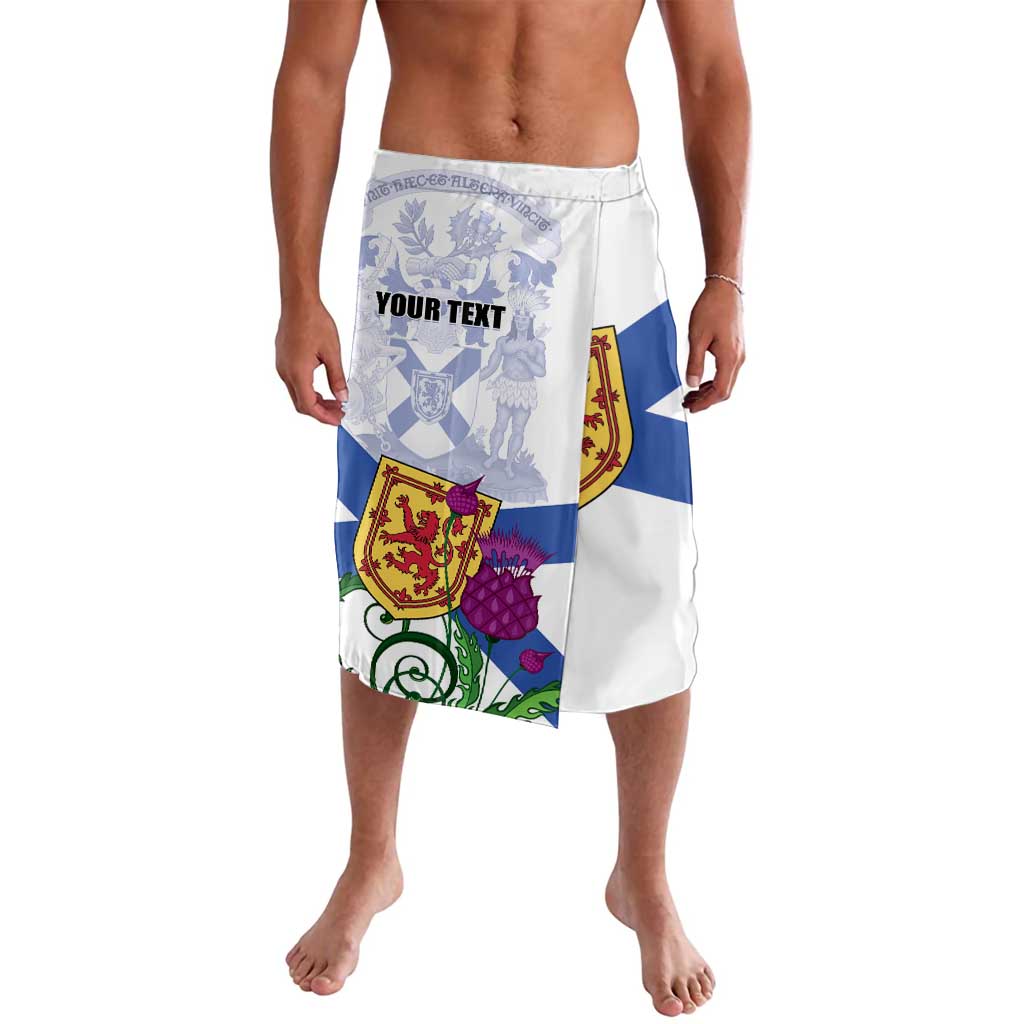 Personalized Canada Nova Scotia Province Lavalava One Defends and The Other Conquers