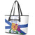 Canada Nova Scotia Province Leather Tote Bag One Defends and The Other Conquers