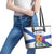 Canada Nova Scotia Province Leather Tote Bag One Defends and The Other Conquers