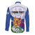 Personalized Canada Nova Scotia Province Long Sleeve Button Shirt One Defends and The Other Conquers