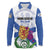Personalized Canada Nova Scotia Province Long Sleeve Polo Shirt One Defends and The Other Conquers
