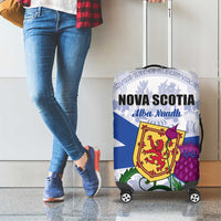 Canada Nova Scotia Province Luggage Cover One Defends and The Other Conquers