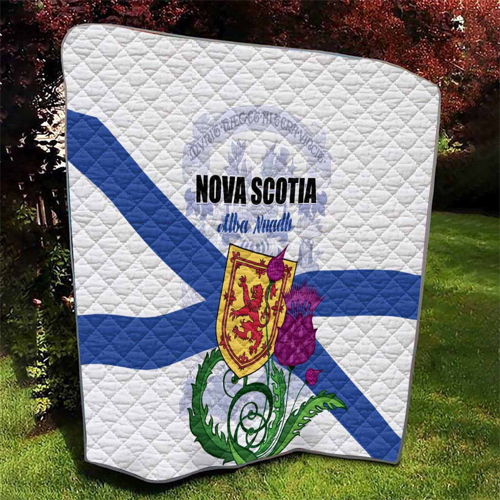 Canada Nova Scotia Province Quilt One Defends and The Other Conquers