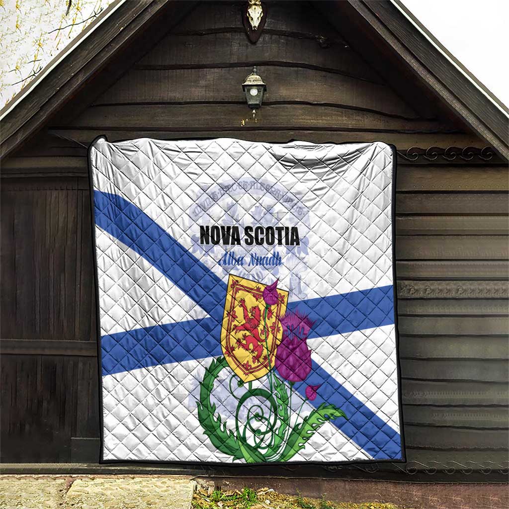 Canada Nova Scotia Province Quilt One Defends and The Other Conquers