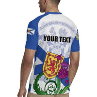 Personalized Canada Nova Scotia Province Rugby Jersey One Defends and The Other Conquers