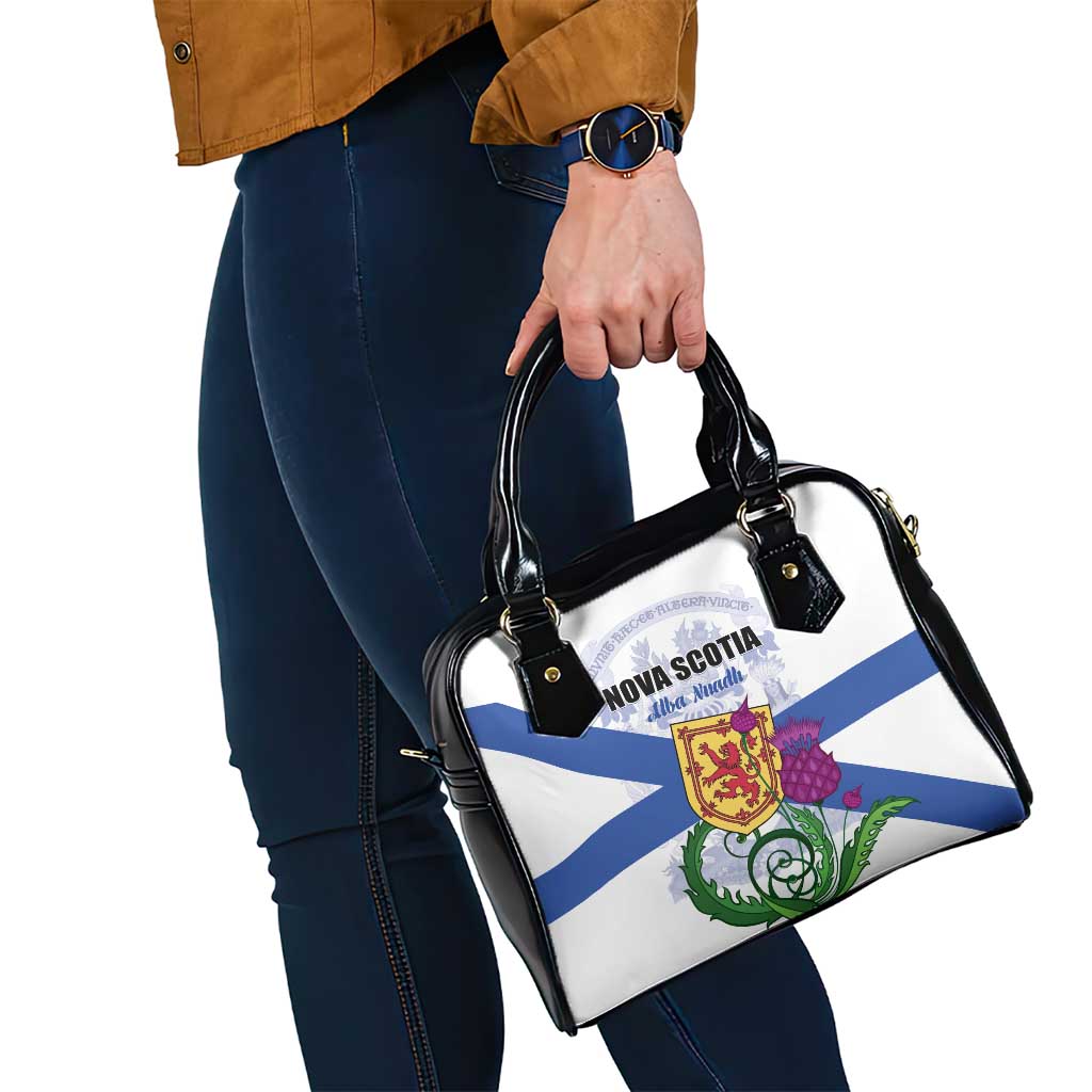 Canada Nova Scotia Province Shoulder Handbag One Defends and The Other Conquers