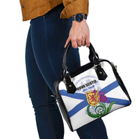 Canada Nova Scotia Province Shoulder Handbag One Defends and The Other Conquers