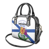 Canada Nova Scotia Province Shoulder Handbag One Defends and The Other Conquers