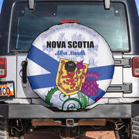 Canada Nova Scotia Province Spare Tire Cover One Defends and The Other Conquers