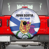 Canada Nova Scotia Province Spare Tire Cover One Defends and The Other Conquers