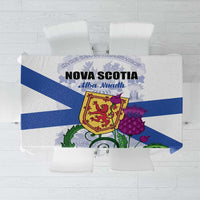 Canada Nova Scotia Province Tablecloth One Defends and The Other Conquers