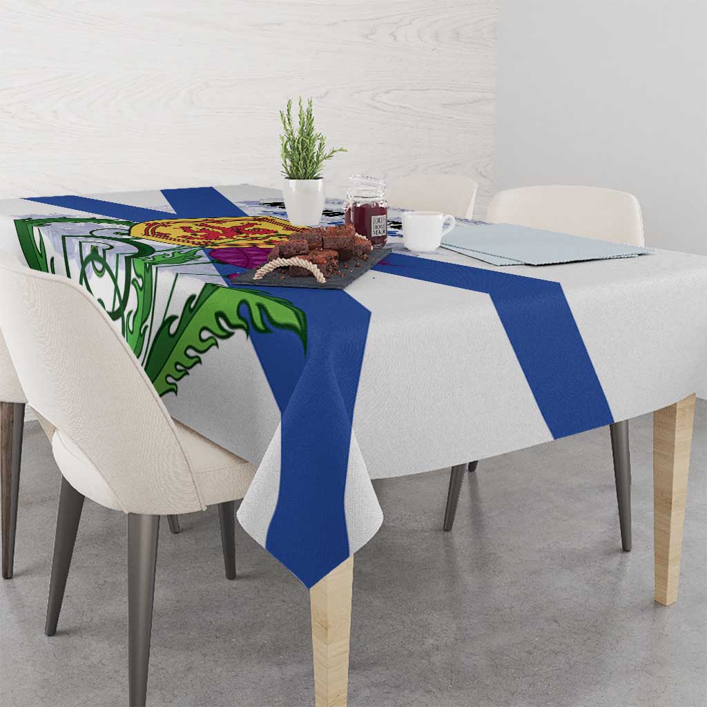 Canada Nova Scotia Province Tablecloth One Defends and The Other Conquers