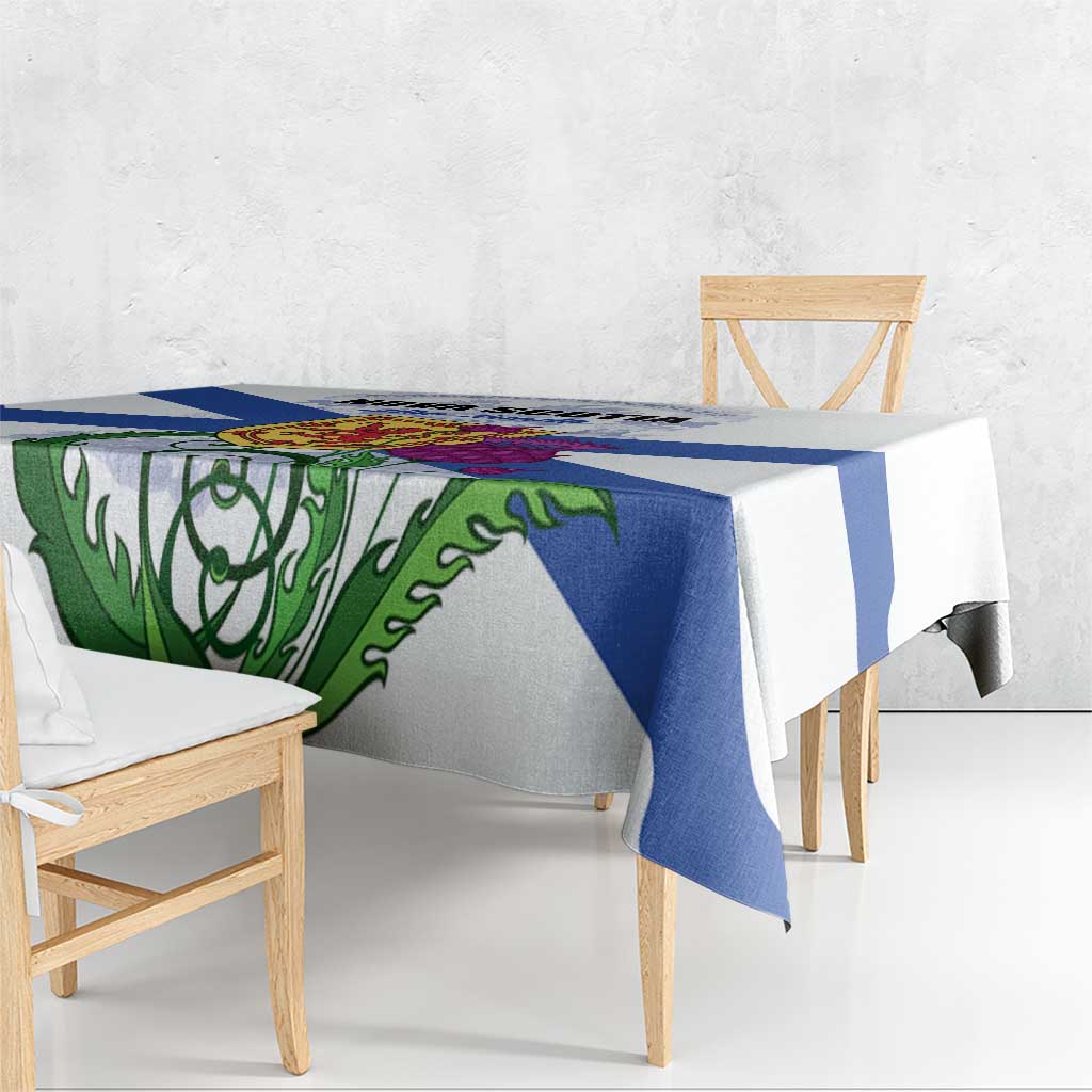 Canada Nova Scotia Province Tablecloth One Defends and The Other Conquers