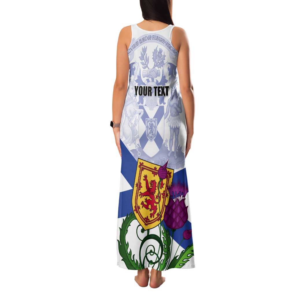Personalized Canada Nova Scotia Province Tank Maxi Dress One Defends and The Other Conquers