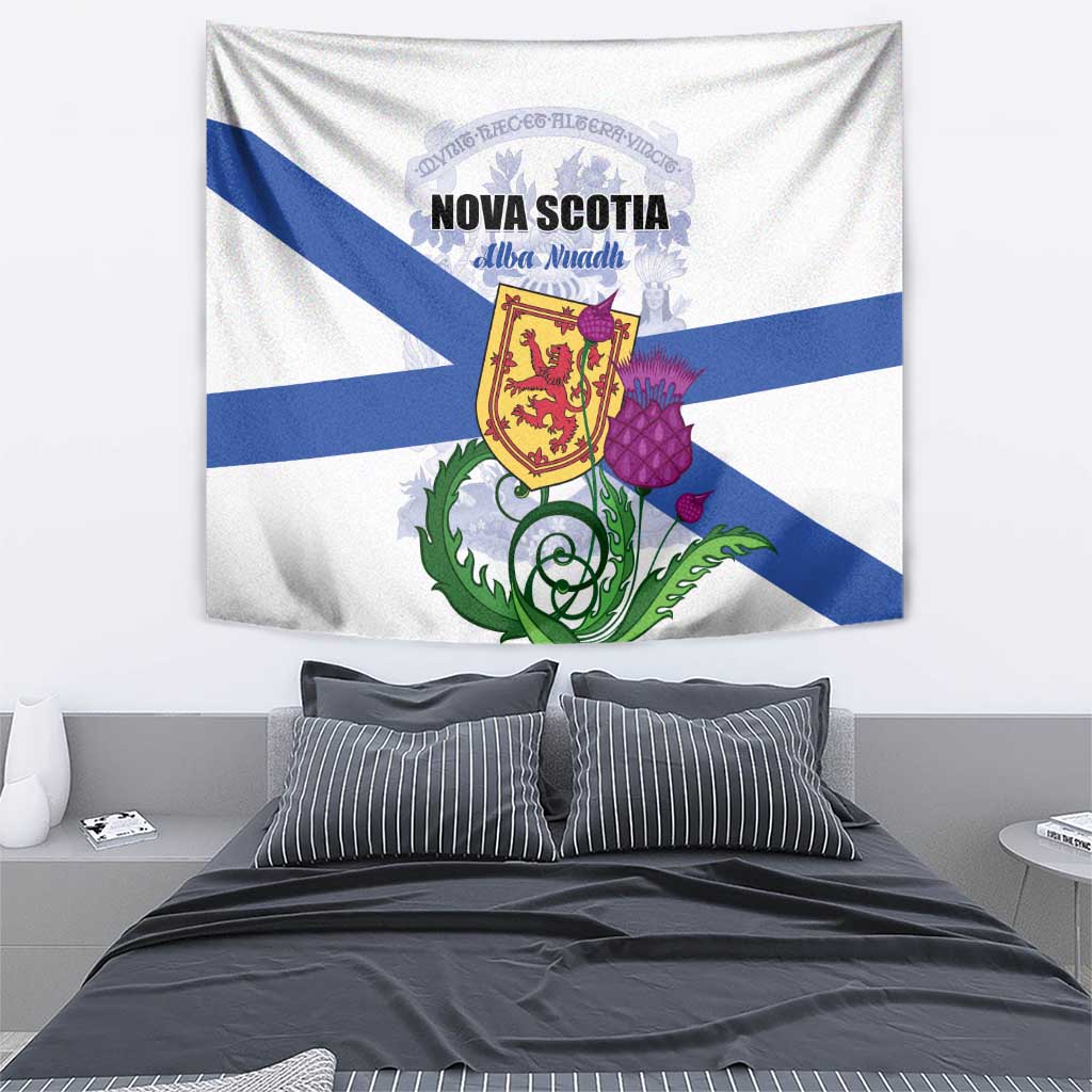 Canada Nova Scotia Province Tapestry One Defends and The Other Conquers