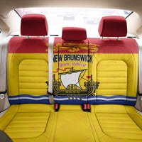 Canada New Brunswick Province Back Car Seat Cover Golden Lion Lymphad