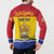 Personalized Canada New Brunswick Province Button Sweatshirt Golden Lion Lymphad