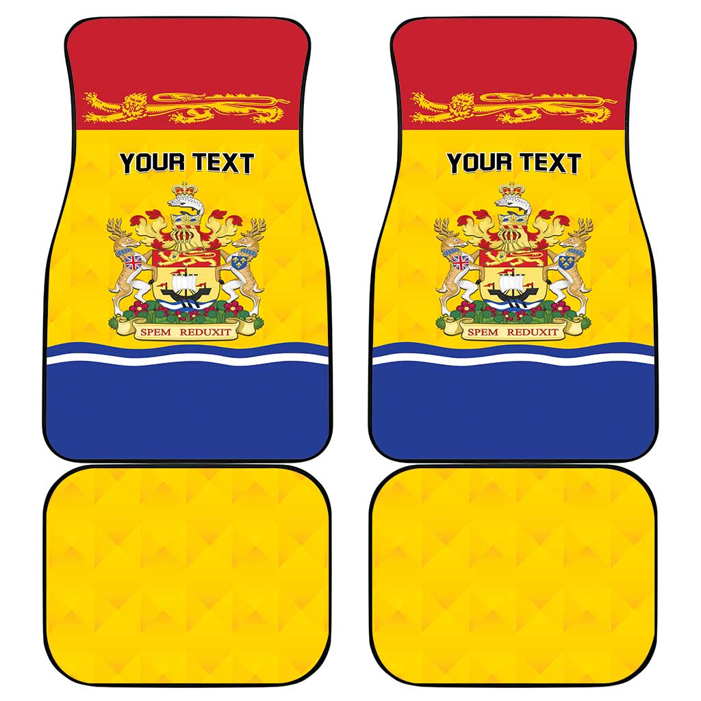 Canada New Brunswick Province Car Mats Golden Lion Lymphad