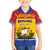 Personalized Canada New Brunswick Province Family Matching Off Shoulder Short Dress and Hawaiian Shirt Golden Lion Lymphad