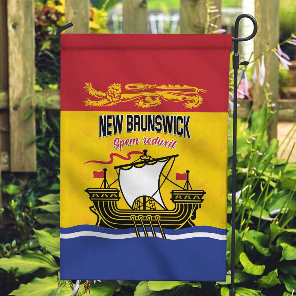 Canada New Brunswick Province Garden Flag Golden Lion Lymphad