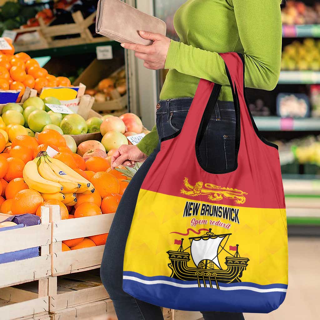 Canada New Brunswick Province Grocery Bag Golden Lion Lymphad