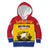 Personalized Canada New Brunswick Province Kid Hoodie Golden Lion Lymphad