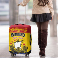 Canada New Brunswick Province Luggage Cover Golden Lion Lymphad