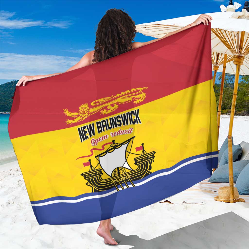 Canada New Brunswick Province Sarong Golden Lion Lymphad