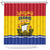 Canada New Brunswick Province Shower Curtain Golden Lion Lymphad