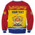 Personalized Canada New Brunswick Province Sweatshirt Golden Lion Lymphad