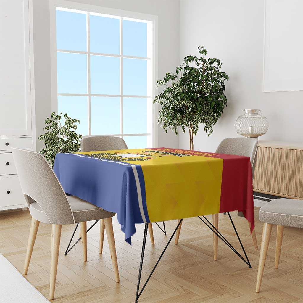 Canada New Brunswick Province Tablecloth Golden Lion Lymphad