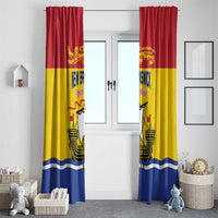 Canada New Brunswick Province Window Curtain Golden Lion Lymphad