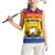 Personalized Canada New Brunswick Province Women Sleeveless Polo Shirt Golden Lion Lymphad