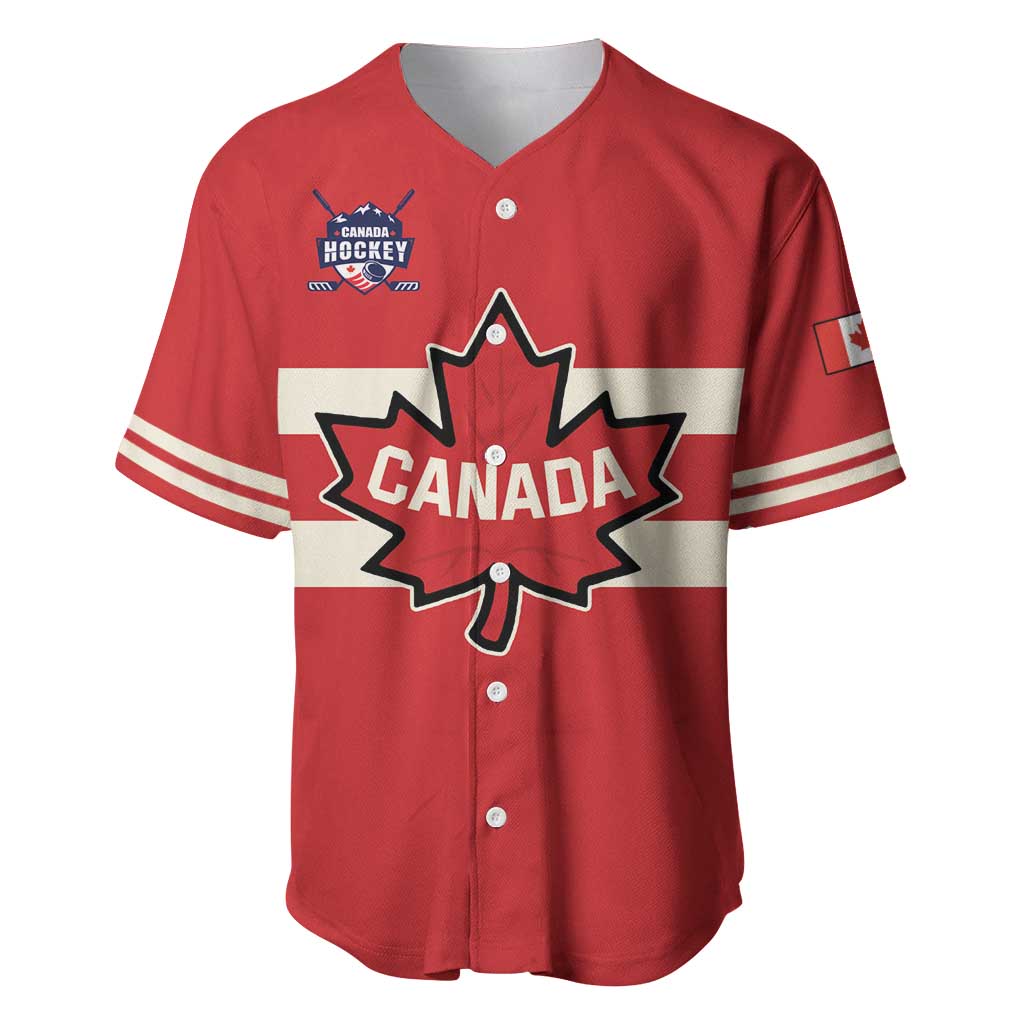 Custom Canada Hockey Baseball Jersey Canada Team Go Champions
