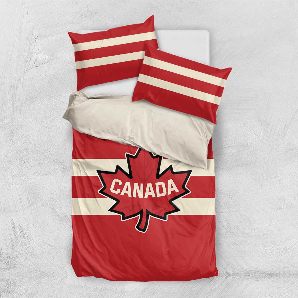 Canada Hockey Bedding Set Canada Team Go Champions