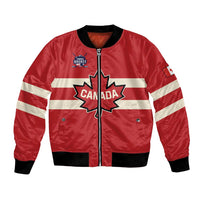Custom Canada Hockey Bomber Jacket Canada Team Go Champions