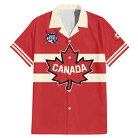 Custom Canada Hockey Family Matching Mermaid Dress and Hawaiian Shirt Canada Team Go Champions