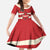 Custom Canada Hockey Family Matching Off The Shoulder Long Sleeve Dress and Hawaiian Shirt Canada Team Go Champions