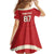 Custom Canada Hockey Family Matching Off The Shoulder Long Sleeve Dress and Hawaiian Shirt Canada Team Go Champions