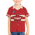 Custom Canada Hockey Family Matching Off The Shoulder Long Sleeve Dress and Hawaiian Shirt Canada Team Go Champions