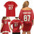 Custom Canada Hockey Family Matching Off Shoulder Short Dress and Hawaiian Shirt Canada Team Go Champions LT01