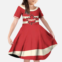 Custom Canada Hockey Family Matching Tank Maxi Dress and Hawaiian Shirt Canada Team Go Champions