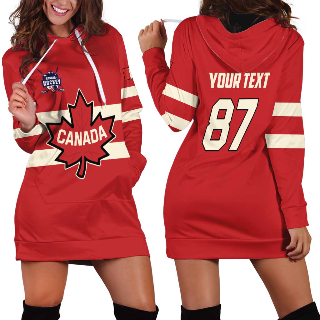 Custom Canada Hockey Hoodie Dress Canada Team Go Champions