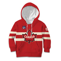 Custom Canada Hockey Kid Hoodie Canada Team Go Champions